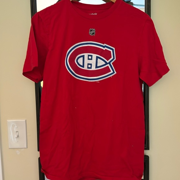 Reebok Other - Montreal Canadien t-shirt Reebok Size  medium red Carey Price